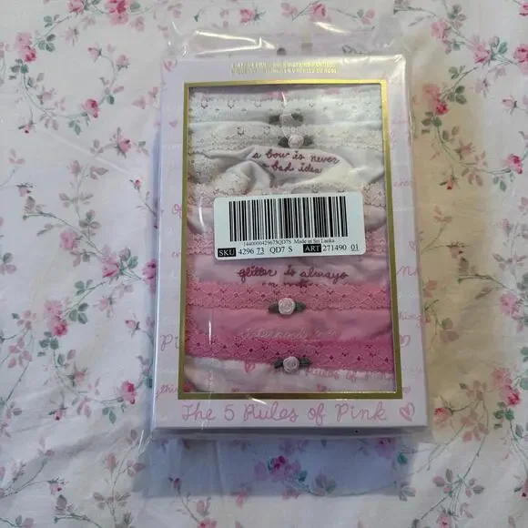 Victoria's Secret PINK Loveshack Fancy Thong Panties Set - Picture 1 of 1